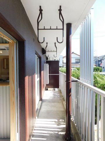 バルコニー　※写真は他号室です