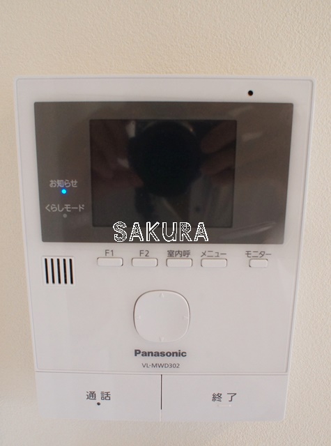 セキュリティ　安心のモニター付きインターホンです♪
