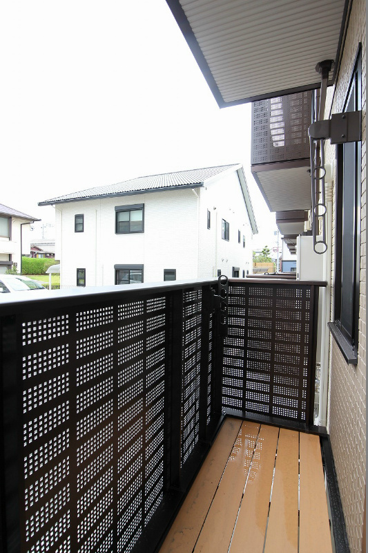 バルコニー　日当たり良好です。