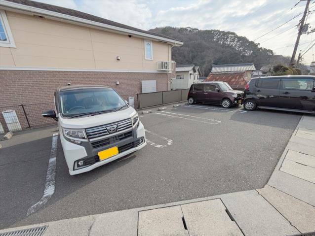 駐車場　眺望