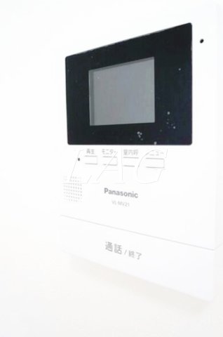 セキュリティ　モニター付きインターフォンです。
