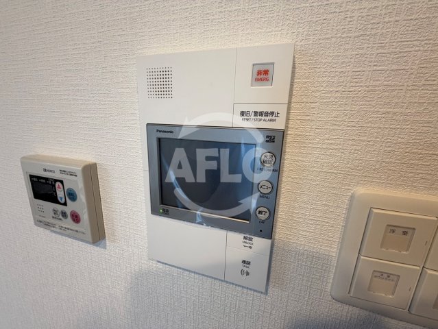 セキュリティ　Metrosa谷町六丁目South　TV付きモニターホン