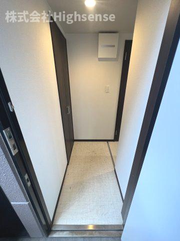 玄関　収納もある玄関です