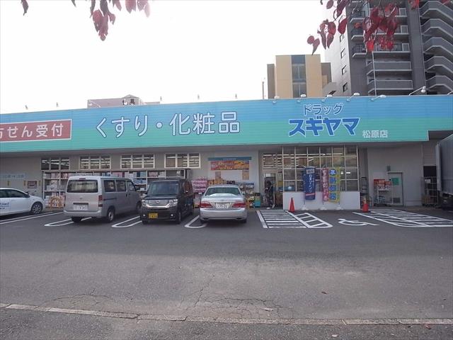 ドラックストア　ドラッグスギヤマ松原店（ドラッグストア）まで350m