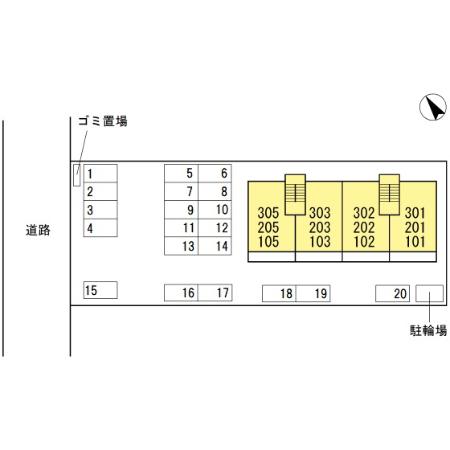 駐車場　配置図