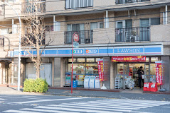 コンビニ　ローソン 新宿山吹町店（コンビニ）まで196m