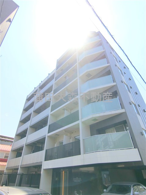 建物外観　2021年9月築　RC鉄筋コンクリート造地上7階地下1階建て