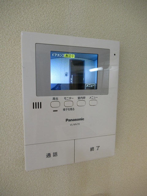 セキュリティ　※室内写真は別号室の写真です。