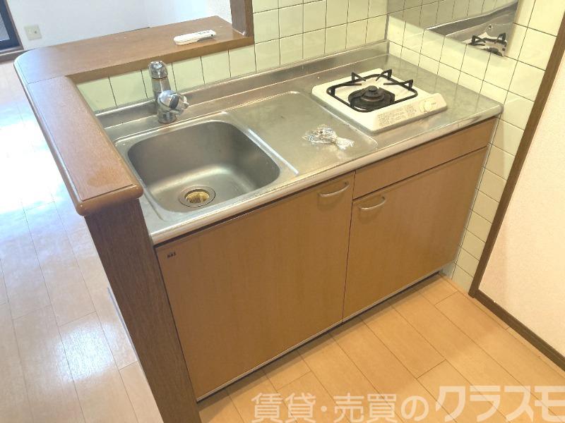 キッチン　１口コンロ付き♪