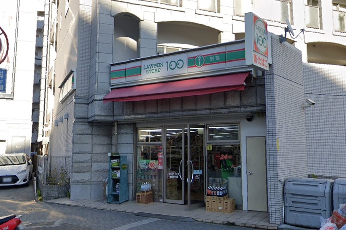 コンビニ　ローソンストア100新栄2丁目店（コンビニ）まで66m