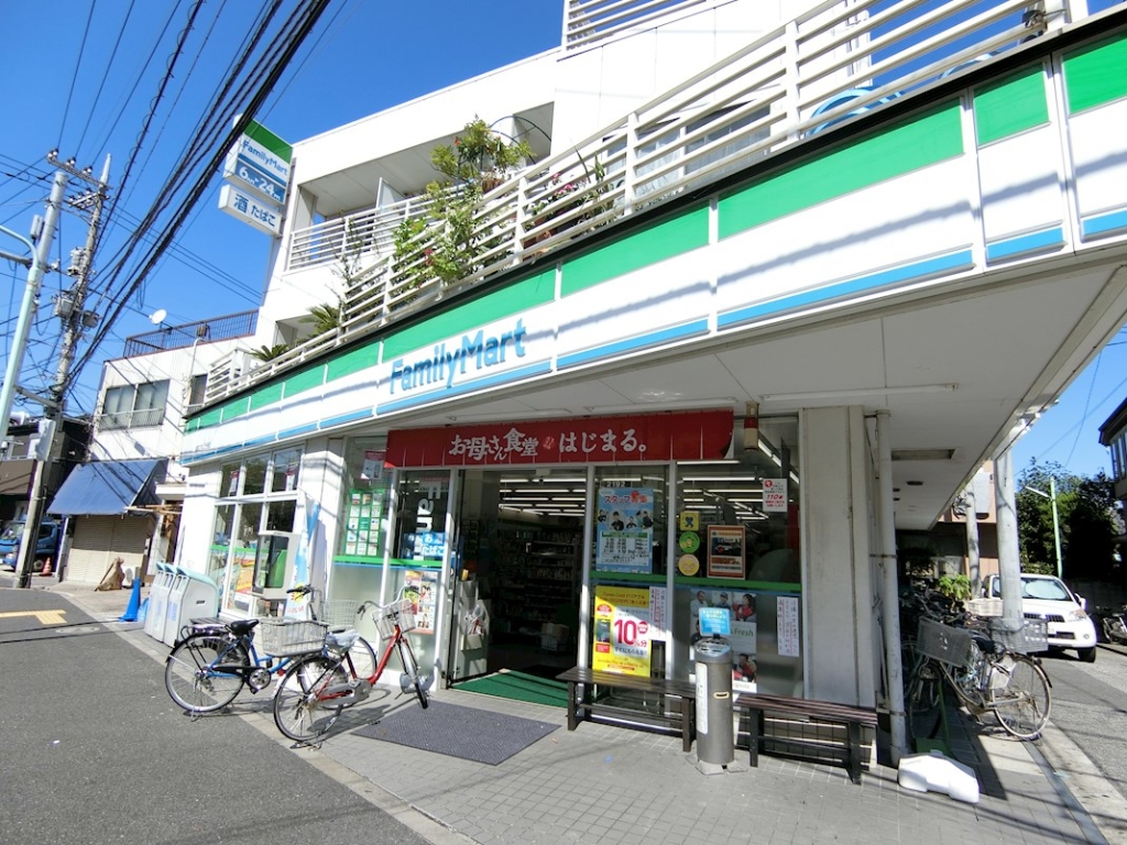 コンビニ　ファミリーマート 須賀江戸川二丁目店（コンビニ）まで349m