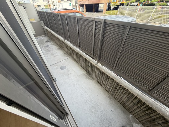 バルコニー　※別部屋の写真です