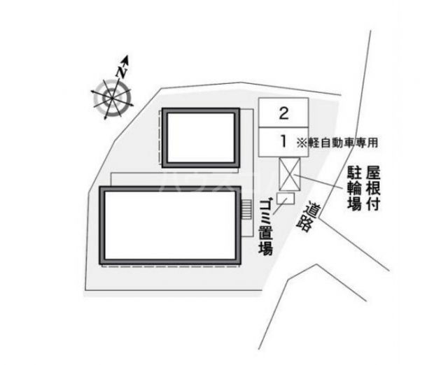 レオパレスカーサ ヒラルダの外観写真