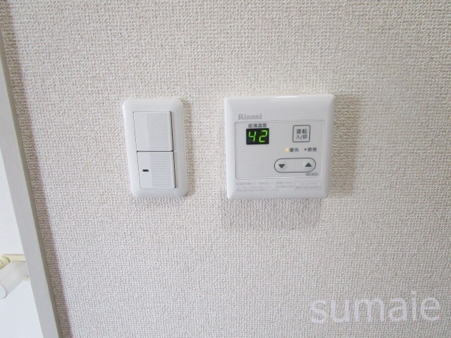 その他設備　給湯パネルです