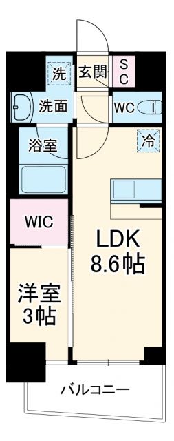 セレニテ江坂グランデの間取り写真