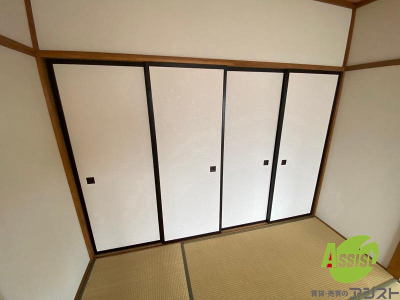 収納　押入です。和室はやっぱり落ち着きがありますね。