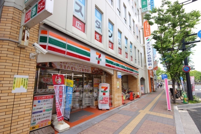 コンビニ　セブンイレブン　広島家庭裁判所前店（コンビニ）まで591m