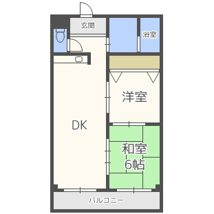 東栄マンションの間取り写真