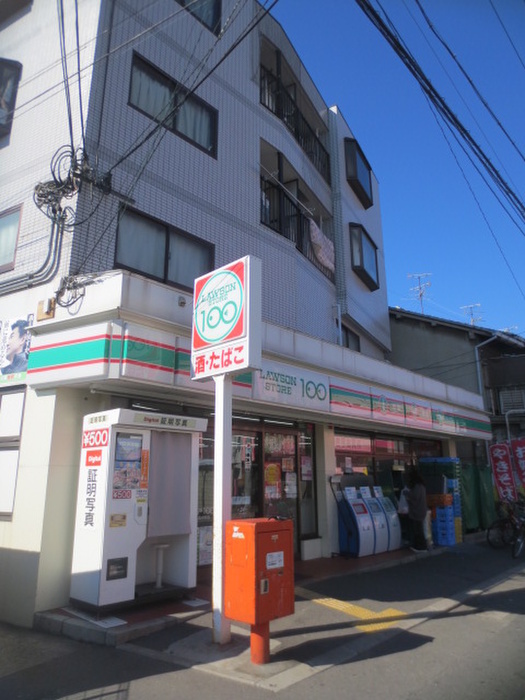 コンビニ　ローソンストア100 門真垣内町店（コンビニ）まで355m