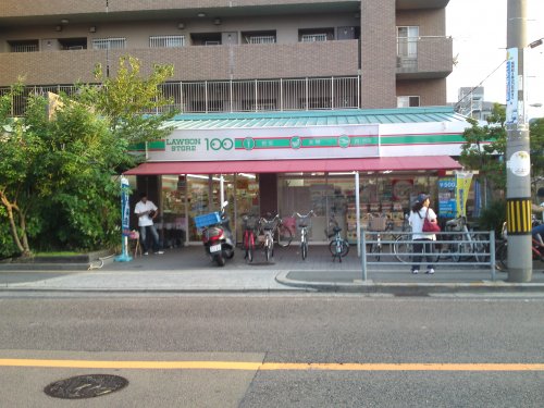 コンビニ　ローソンストア100 生野南巽店（コンビニ）まで76m