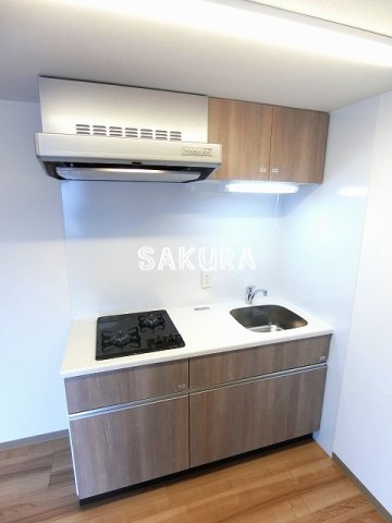 キッチン　自炊をされる方に嬉しい2口コンロ♪