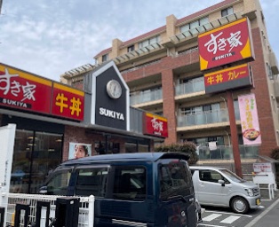 飲食店　すき家 上池台三丁目店（飲食店）まで464m