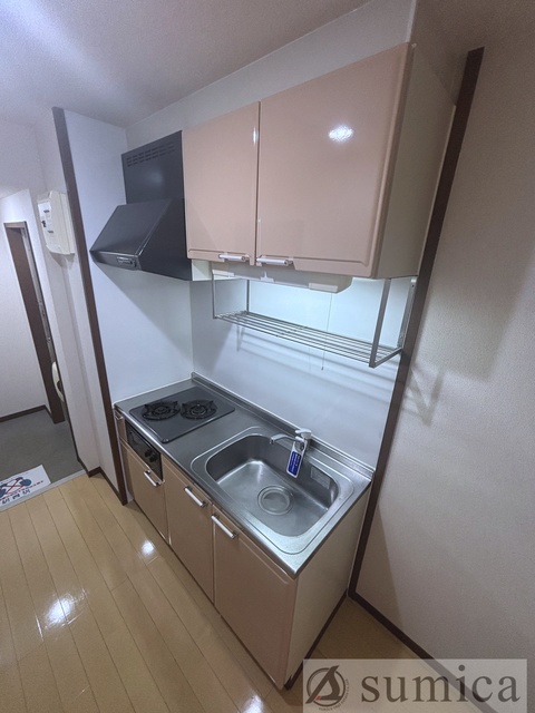 キッチン　２口コンロ完備♪