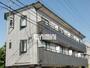 建物外観　ねずみ色の落ち着いた外観です。