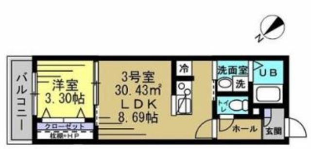 クレストリーズの間取り写真