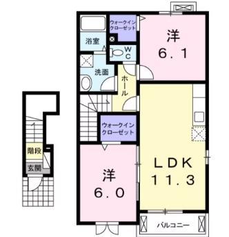 Casa Ruhe.S・W Iの間取り写真