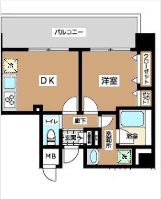 JU TOWER FRONT 北斎Stの間取り写真