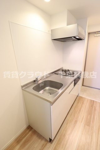 キッチン　おしゃれな2口コンロ付きのキッチンです！