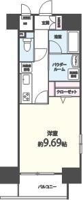 都営三田線 芝公園駅 徒歩7分 14階建 築13年の間取り写真