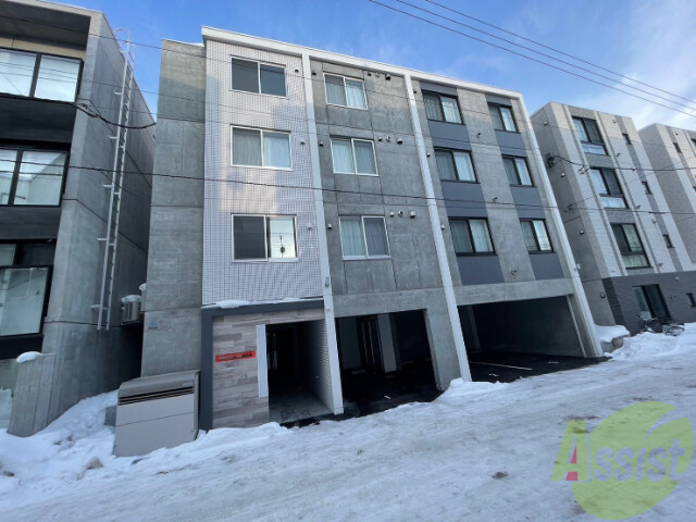 建物外観　札幌市北区麻生町「ブランシャールＡＳ麻生」