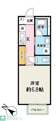 SANFLOWER川口の間取り写真