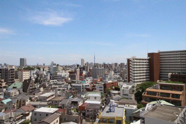 眺望　別タイプ参考写真　駒込レジデンス壱番館　豊島区駒込2