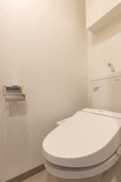 東京メトロ日比谷線 広尾駅 徒歩9分 9階建 築10年のトイレ写真