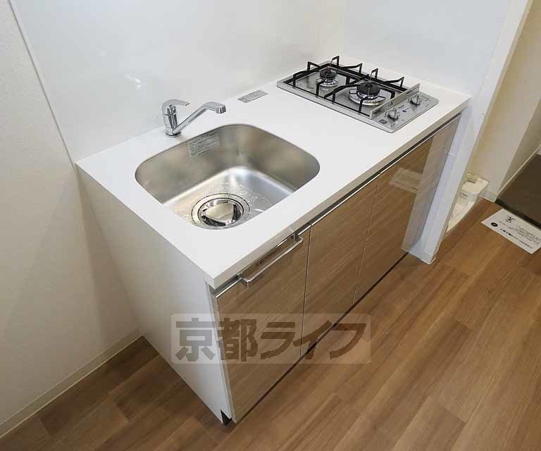 地下鉄烏丸線 十条駅 徒歩5分 7階建 築6年のキッチン写真