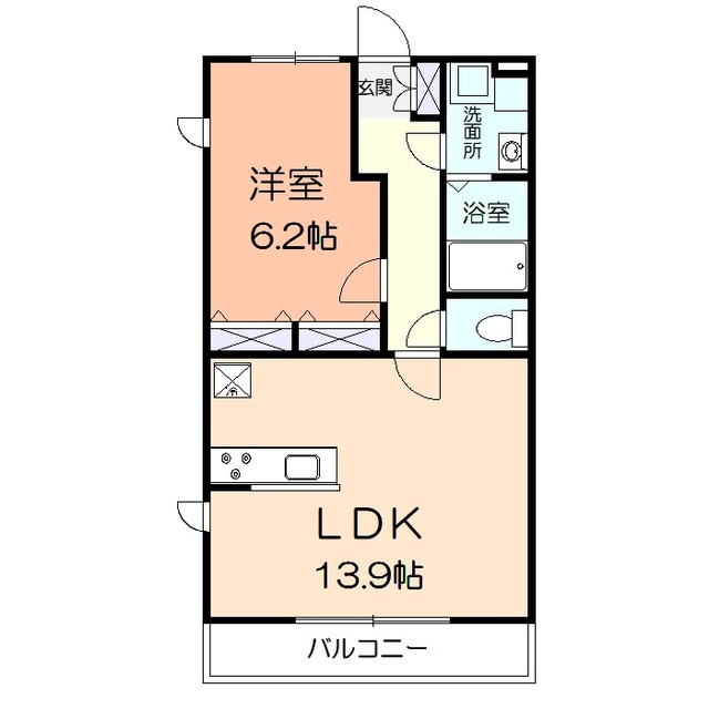 グレイシャス新横浜の間取り写真
