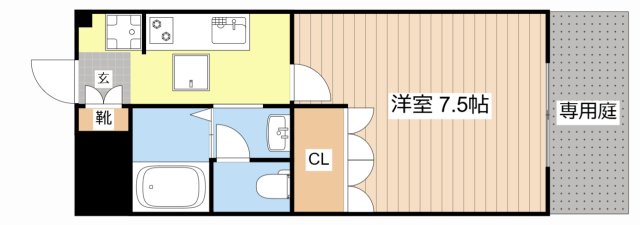エスト クレールの間取り写真
