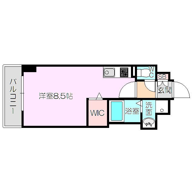 阪急京都線 上新庄駅 徒歩4分 10階建 築13年の間取り写真