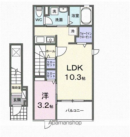 ＪＲ博多南線 博多南駅 徒歩23分 2階建 新築の間取り写真