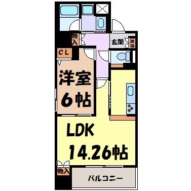 CASABIANCAの間取り写真