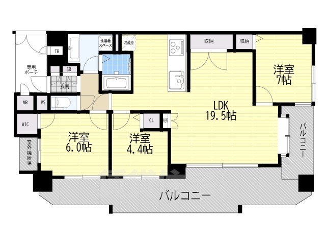 プレサンス新大阪ステーションフロントの間取り写真