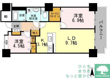 品川シーサイドビュータワーIの間取り写真