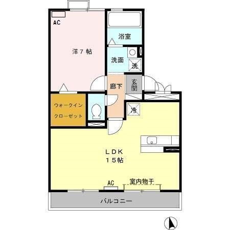 セレッソKT Aの間取り写真