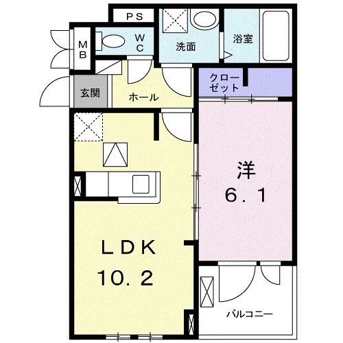 エアフォルクの間取り写真