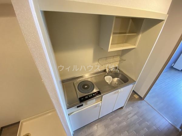 キッチン　１口ＩＨコンロ付き！