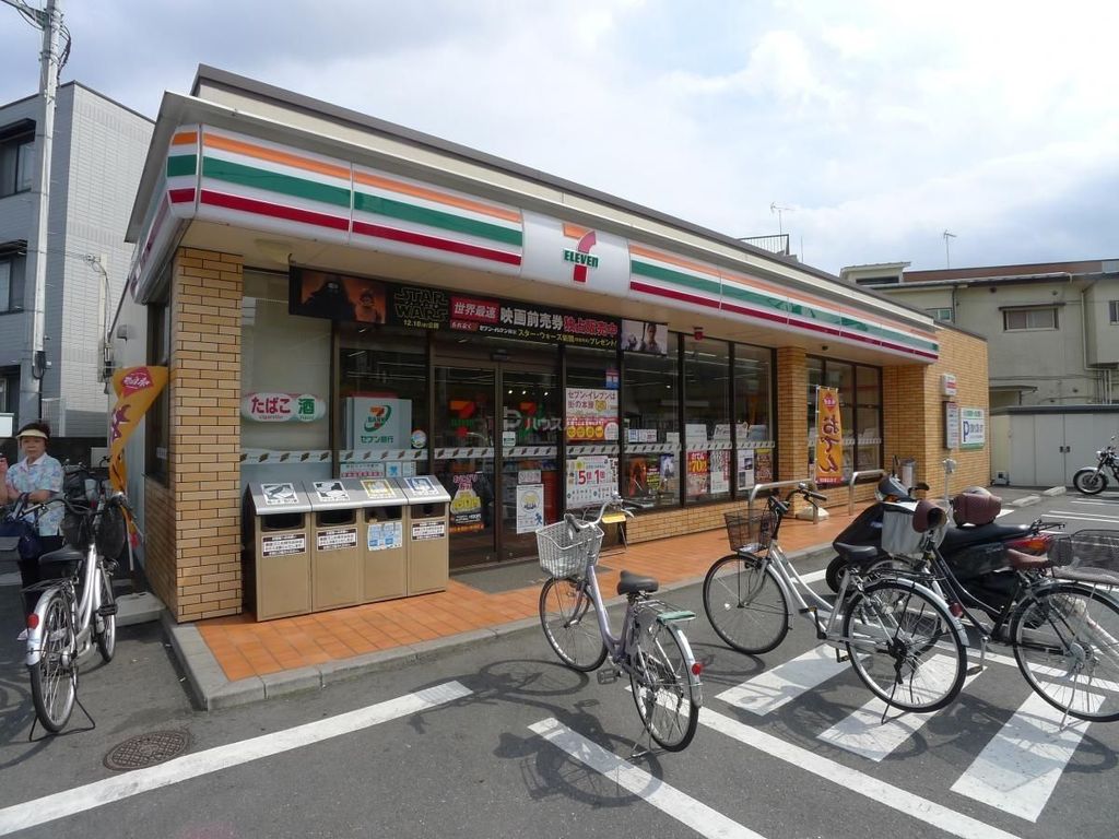 コンビニ　セブンイレブン葛飾水元2丁目店（コンビニ）まで670m