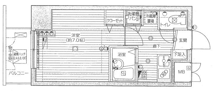 グランド・ガーラ渋谷の間取り写真